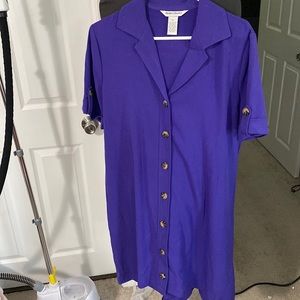 Draper’s & Damon’s Purple Button Up Dress